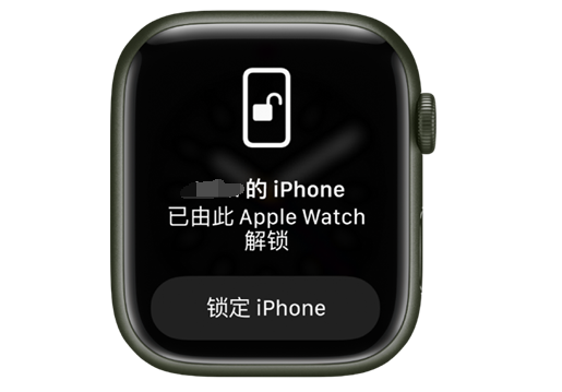 黄埔苹果手机维修分享用 AppleWatch 解锁配备面容 ID 的 iPhone方法 