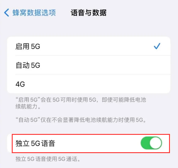 黄埔苹果14维修分享iPhone 14 Pro如何开启VoNR 